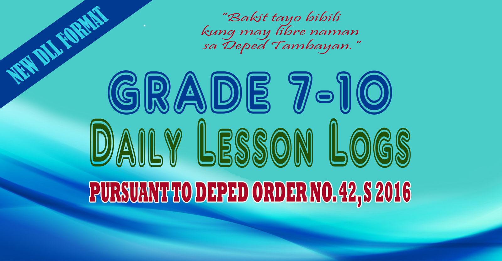 New Ready Made Dll For Grades 7-10 - Graphic Design Clipart (1600x831), Png Download