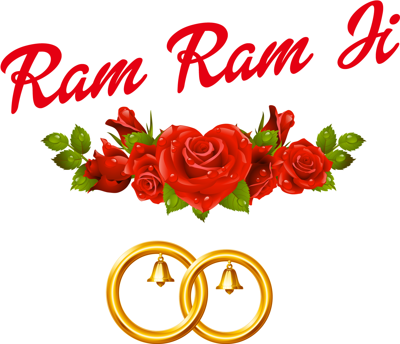 Ram Ram Ji Png Image - Ram Ram Ji Name Clipart (1418x1200), Png Download