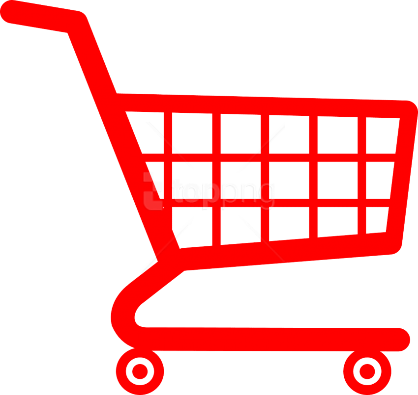 Free Png Download Shopping Cart Clipart Png Photo Png - Red Shopping Cart Clipart Transparent Png (850x805), Png Download