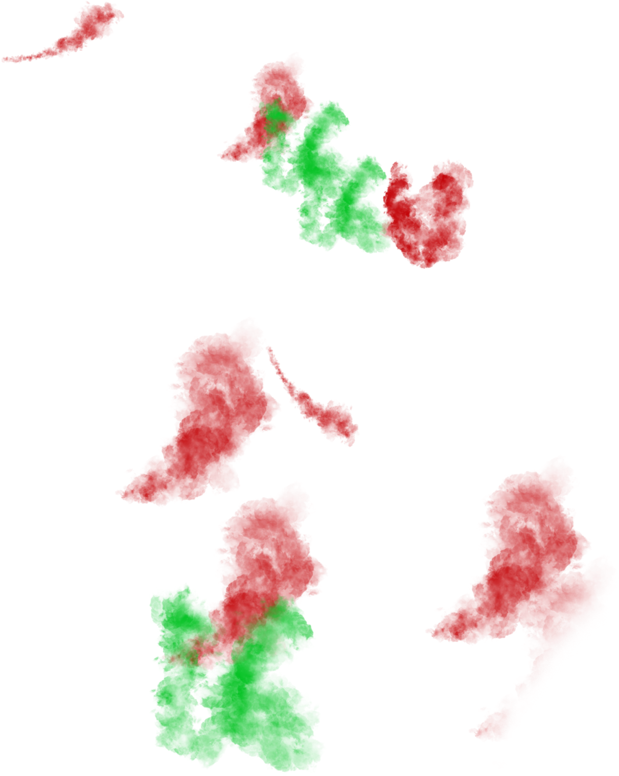 Red Smoke Color - Craft Clipart (2259x2118), Png Download