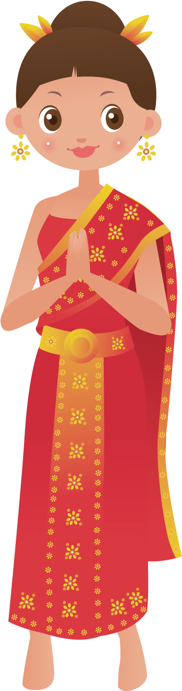 Temple Coreldraw Art Woman - Indian Woman Clip Png Transparent Png (370x1401), Png Download