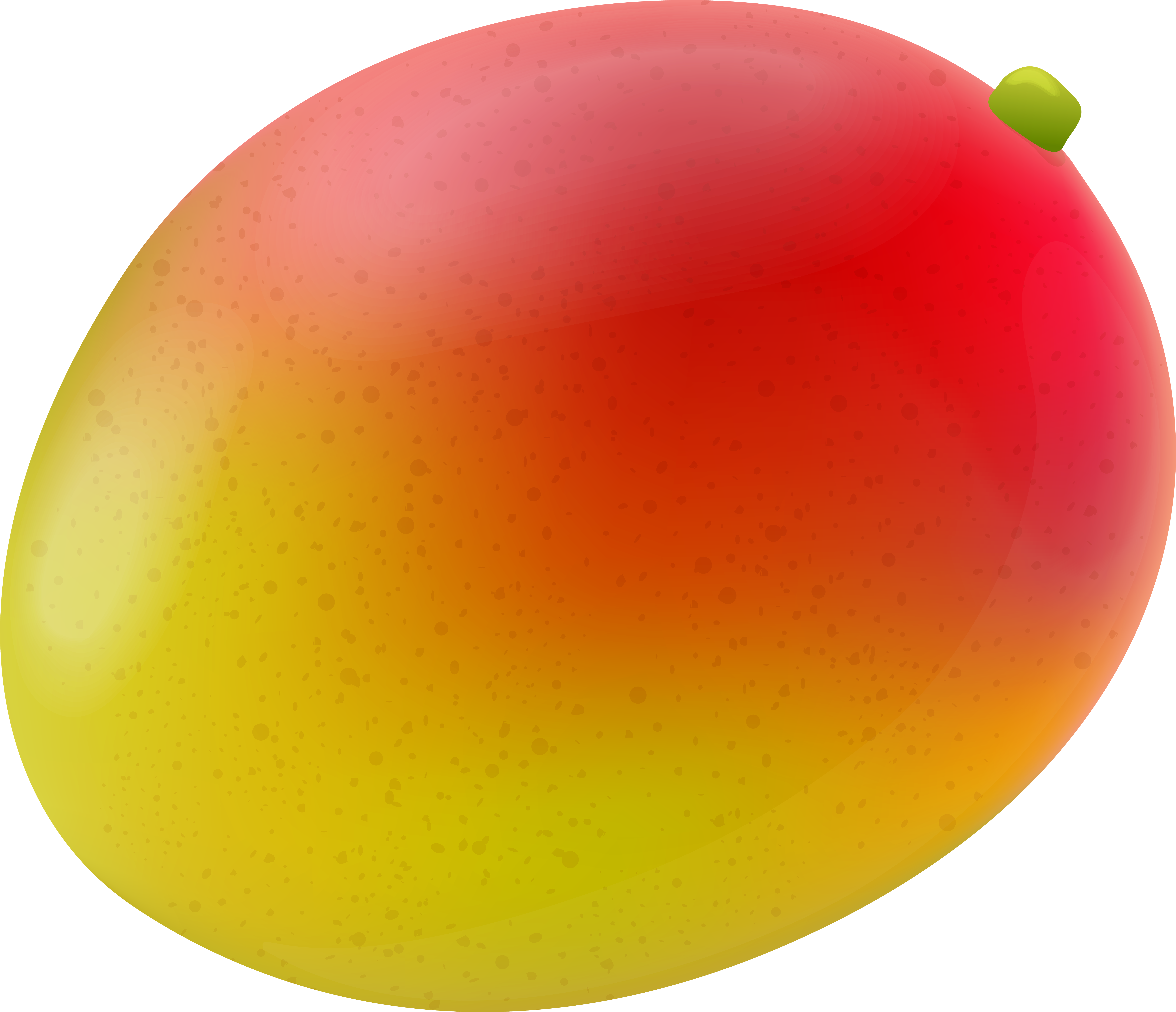 Yellow Mango Png Clipart (8000x6900), Png Download
