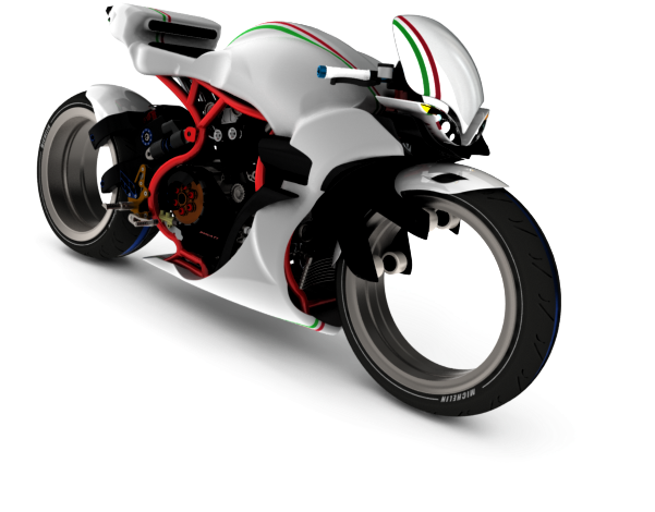 Spg Super Bike Clipart (600x600), Png Download