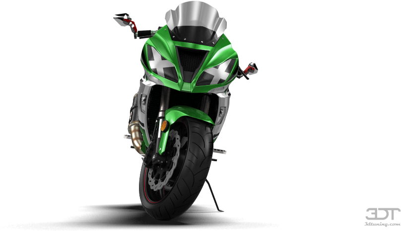 Kawasaki Ninja Zx 6r Sport Bike - 3d Tuning Clipart (1004x500), Png Download