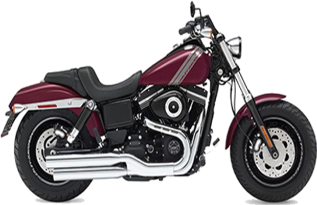 Bike Png Hd Image - 2017 Harley Davidson Dyna Fat Bob Clipart (735x474), Png Download