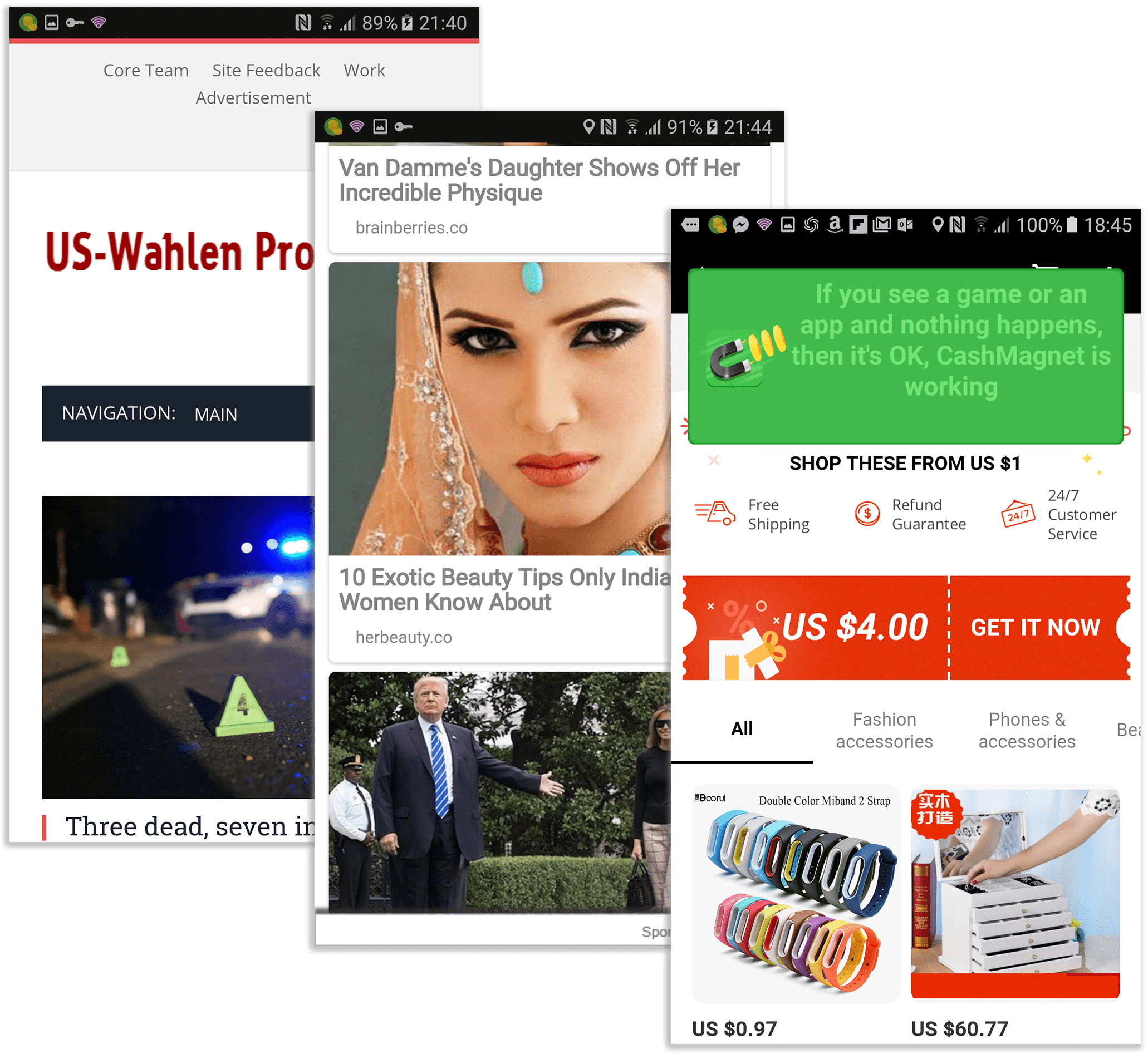 Cash Magnet Slides Cash Magnet Active Earners Passive - Online Advertising Clipart (2127x1923), Png Download