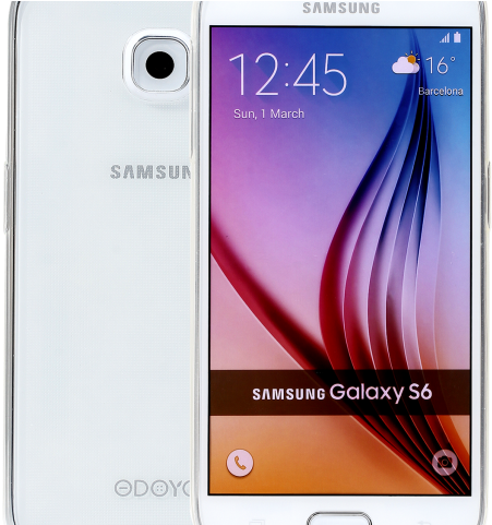 Samsung Mobile Phone Clipart Transparent Background - Hoesjes Samsung Galaxy S6 - Png Download (640x480), Png Download