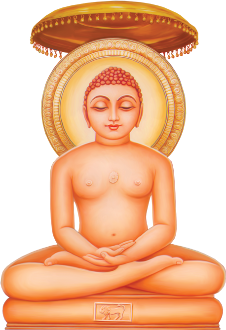 Mahavir Transparent Png - Lord Mahavir Png Clipart (640x750), Png Download