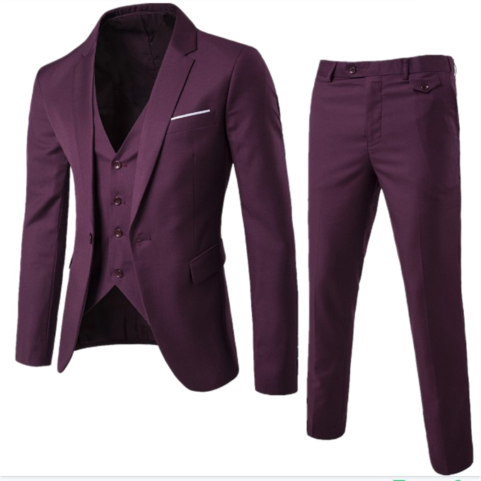 Men Suit Png Transparent Image - Dark Red 3 Piece Suit Clipart (680x680), Png Download