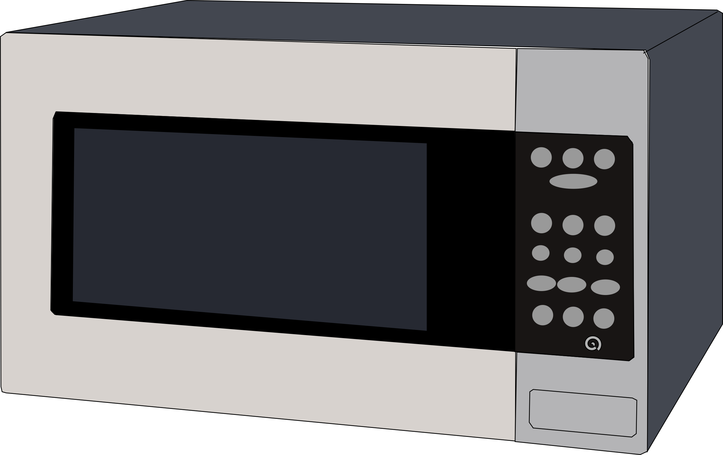 This Free Icons Png Design Of Microwave Oven Clipart (2400x1510), Png Download