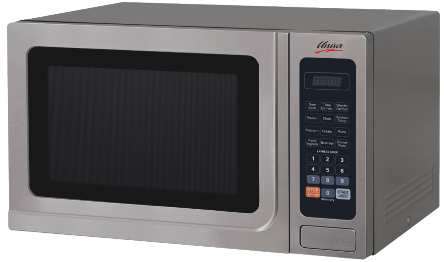 Univa 36l Microwave Electronic Stainless Steel U36l - Microwave Oven Clipart (600x600), Png Download