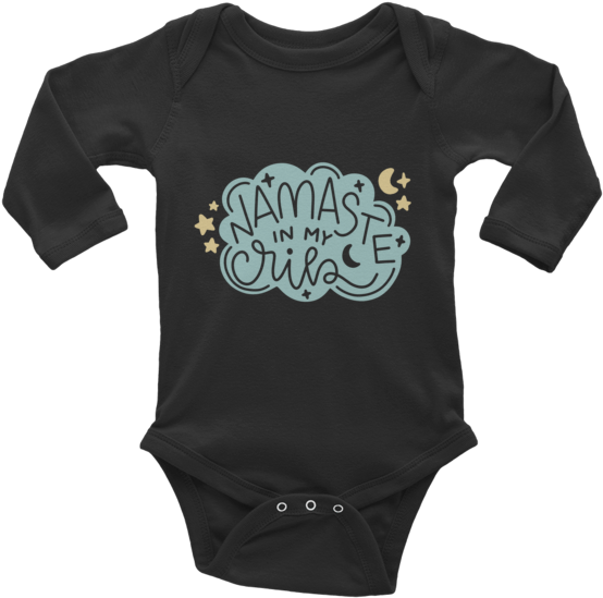 Namaste In My Crib Onesie - My Uncle Onesies Clipart (600x600), Png Download