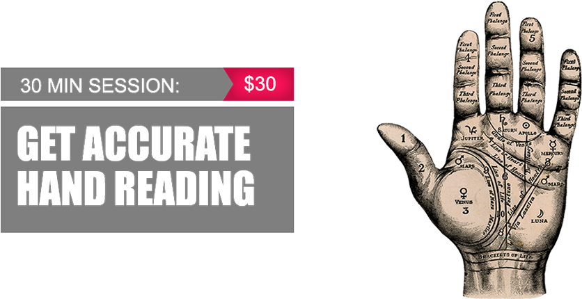 Spiritual Healer In Australia - Fortune Teller Palm Clipart (970x493), Png Download