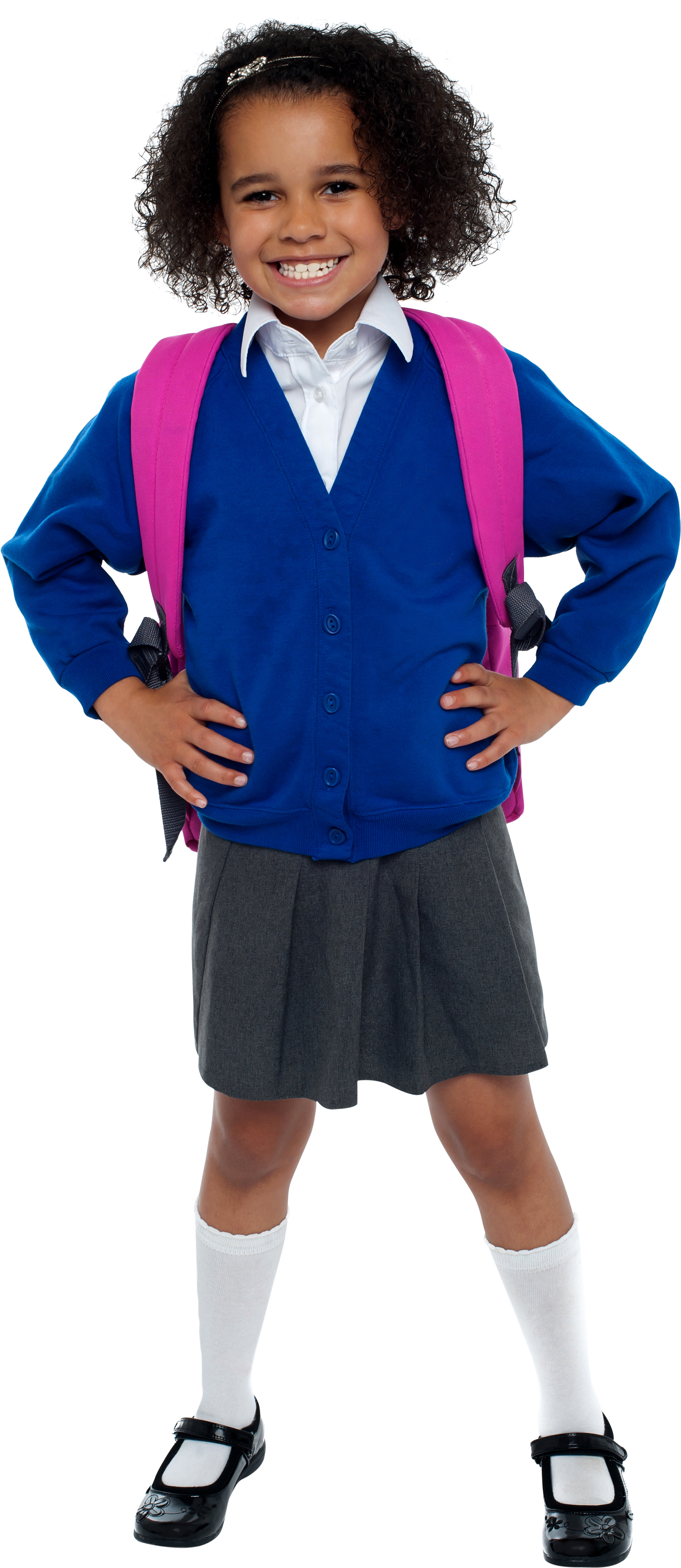 Young Girl Student Png Photo - Boy In School Uniform Png Clipart (3200x4809), Png Download