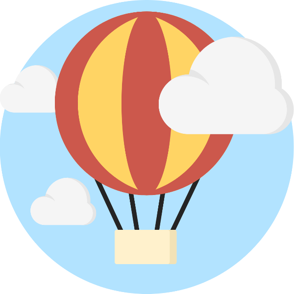 Popular Posts - Hot Air Balloon Vector Png Clipart (600x600), Png Download