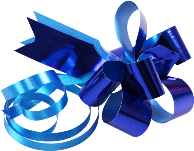 Bow, Pp, 16mm, Ø60mm, Dark Blue - Present Clipart (640x640), Png Download