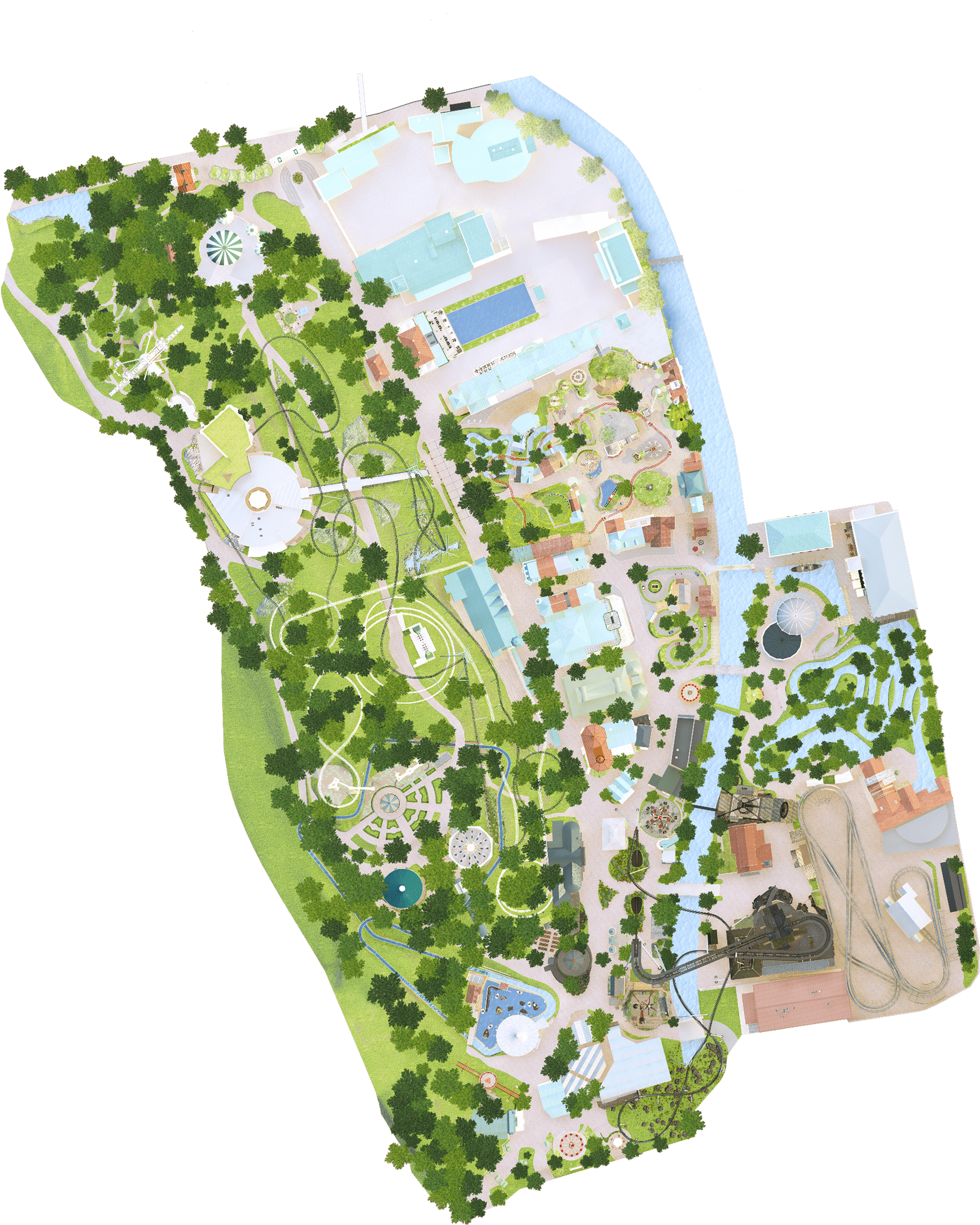 Liseberg Map 2018 Clipart (2300x2307), Png Download