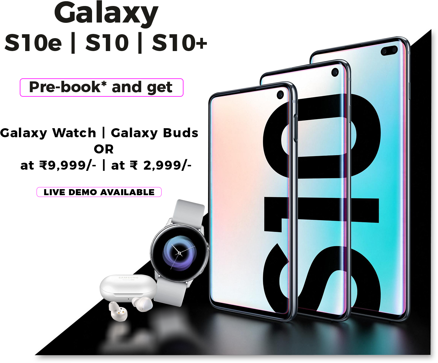 Catch Big Deals On The Phone - S 10 Lineup Clipart (1580x1448), Png Download