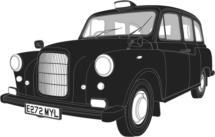 Austin Fx4 - British Taxi Png Clipart (700x470), Png Download