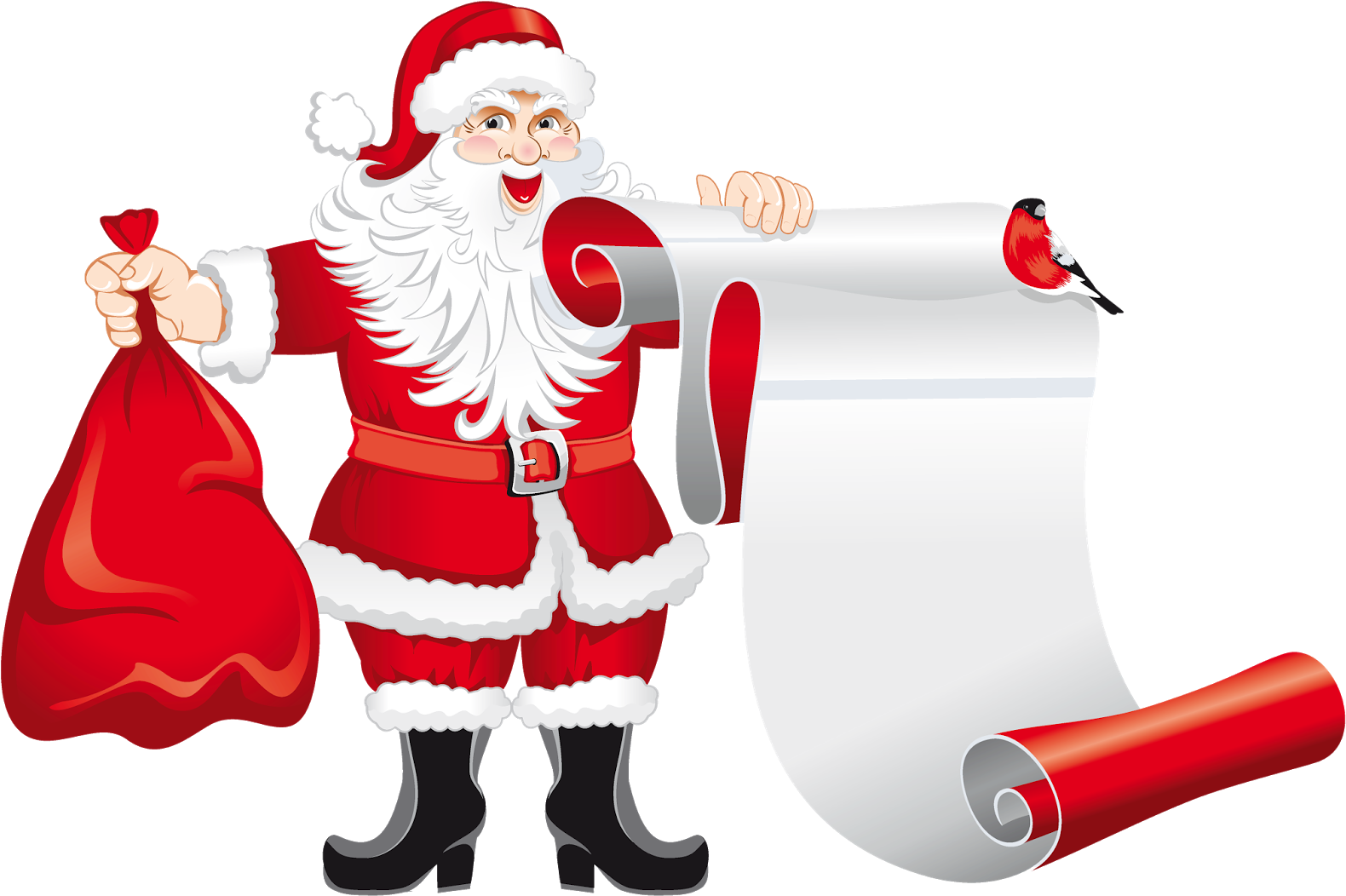 Scrap Santa Claus, Saint Nicholas, Father Christmas, - Christmas Santa Png Clipart (1600x1117), Png Download