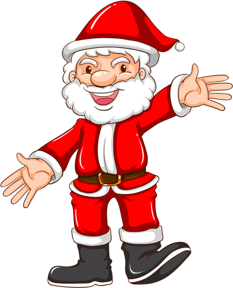 Gifs Tubes De Natal 2 Craft Images, Father Christmas, - Simple Picture Of Santa Claus Clipart (841x1024), Png Download
