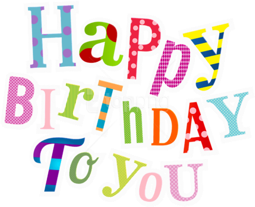 Free Png Download Happy Birthday Colorful Transparent - Birthday Cake Images Transparent Clipart (850x719), Png Download