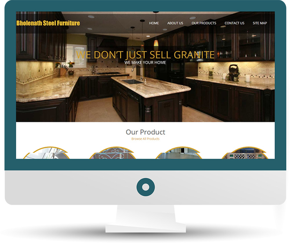 Golden Lightning Granite With Black Cabinets , Png Clipart (1000x838), Png Download