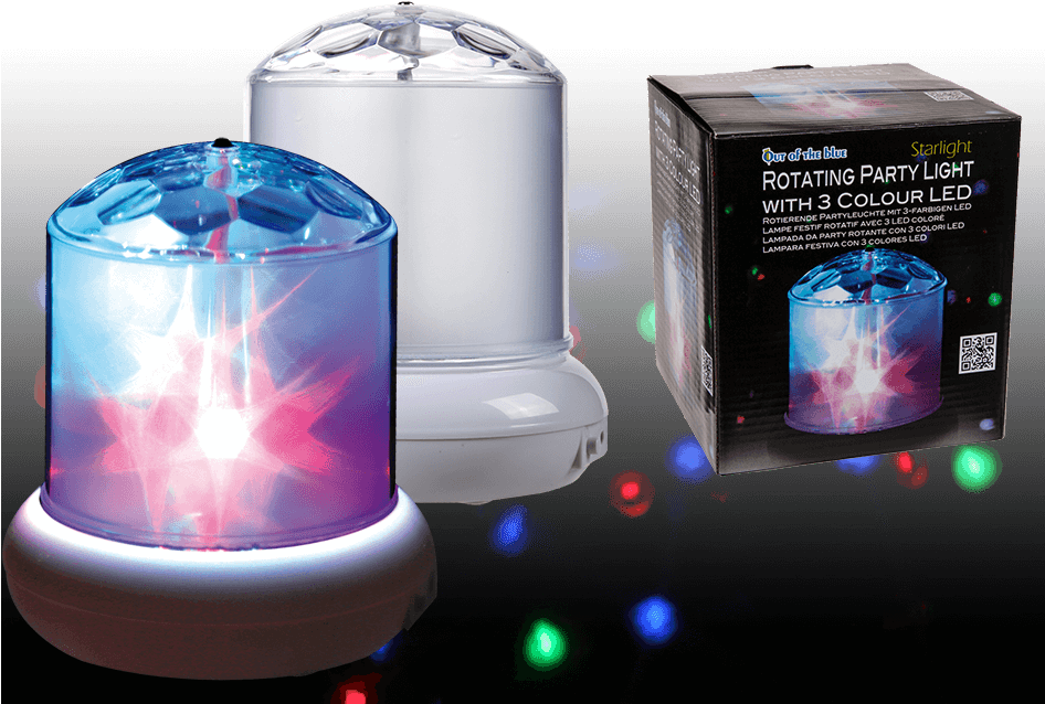 Rotating Party Lamp With 3 Colour Led - Rotating Cylinder Lamp Clipart (945x709), Png Download
