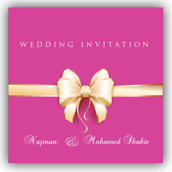 Customised Printed Wedding Cards - Greeting Card Clipart (600x600), Png Download