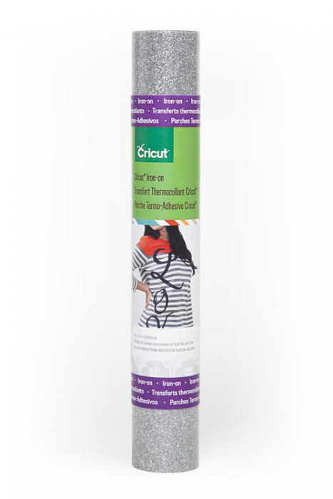 Iron On Glitter Vinyl Cricut Clipart (467x700), Png Download