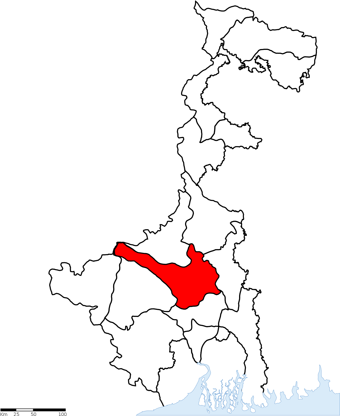 Bardhaman District - West Bengal In Nadia Clipart (1200x1697), Png Download