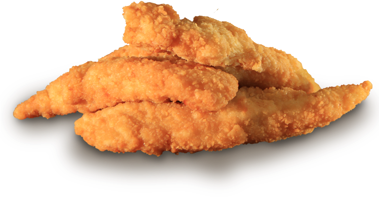 3 Piece Chicken Strips - 3 Chicken Strips Clipart (758x612), Png Download