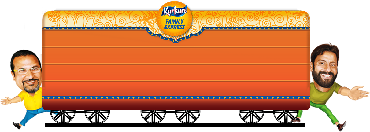 The Kurkure Express Journey Started From Delhi Headed - Majorelle Blue Clipart (1210x432), Png Download