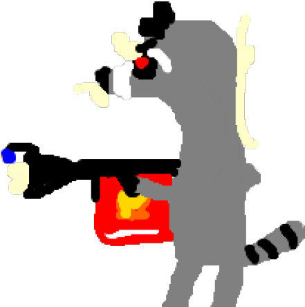 Gun Clipart Flamethrower - Cartoon - Png Download (640x480), Png Download