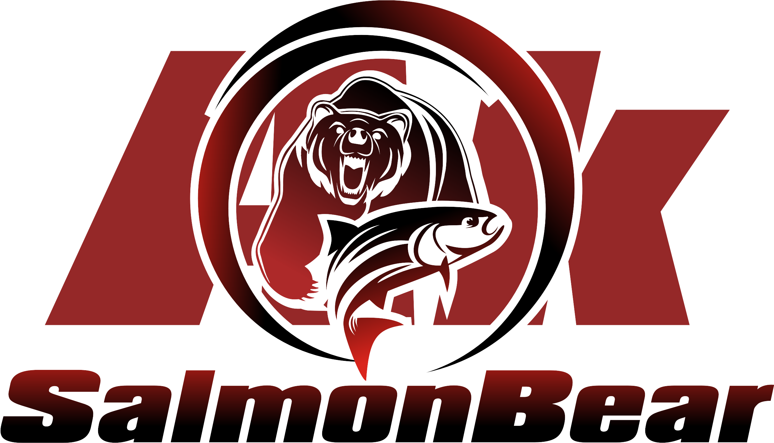 Bear Salmon Logo Clipart (2476x2476), Png Download