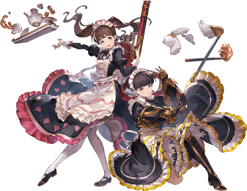 Options - Granblue Fantasy Dorothy And Claudia Clipart (960x800), Png Download