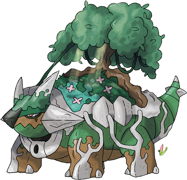 Mega Evolution - Pokemon Turtwig Mega Evolution Clipart (667x631), Png Download