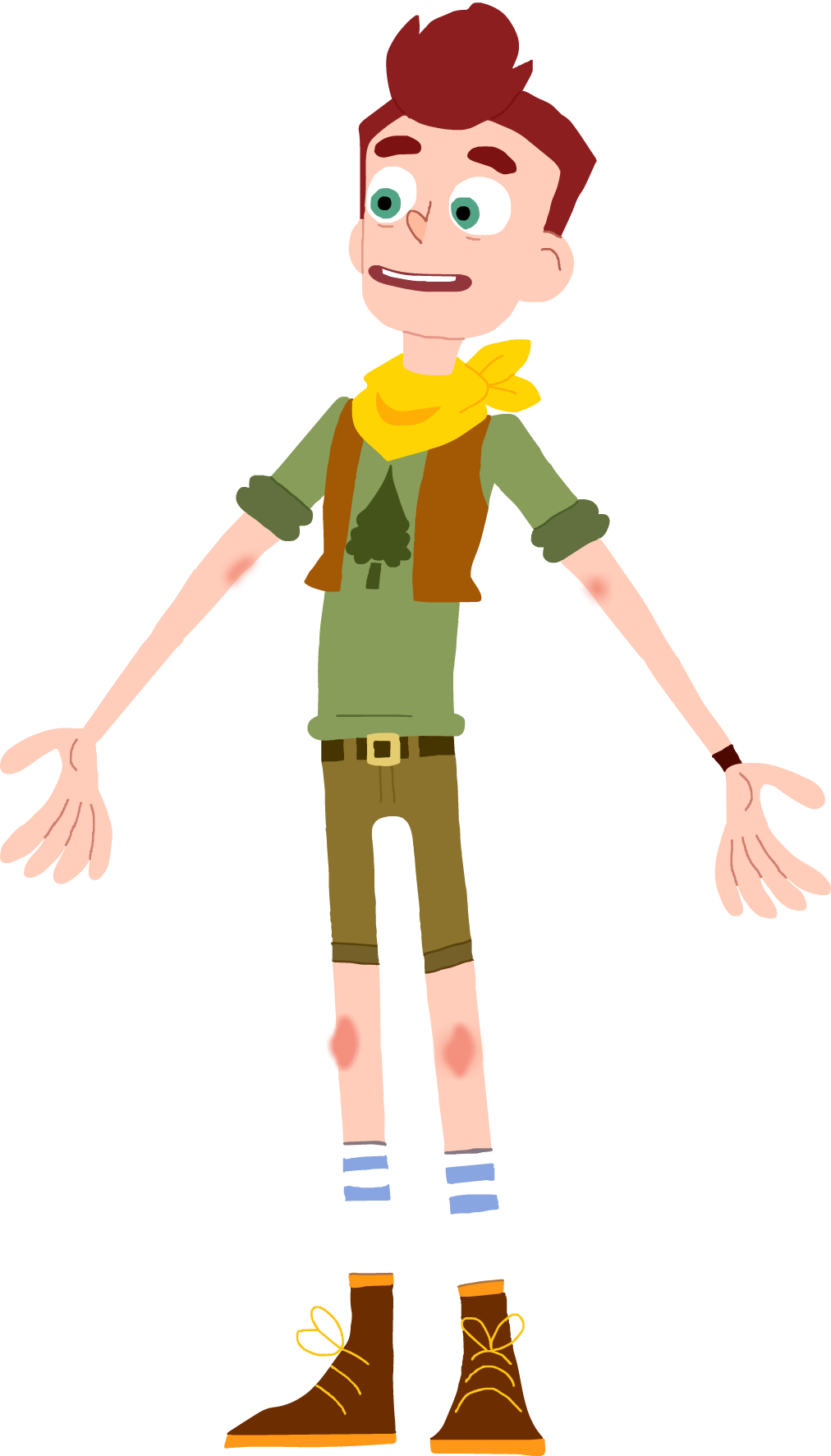 David Wiki - David Camp Camp Cosplay Clipart (1012x1773), Png Download