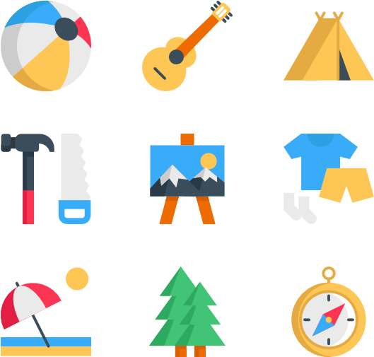 Summer Camp - Summer Camp Icon Clipart (600x564), Png Download