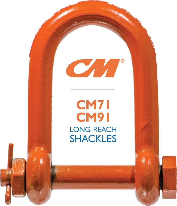 Cm91 Long Reach Shackle - Long Reach Shackle Clipart (750x873), Png Download