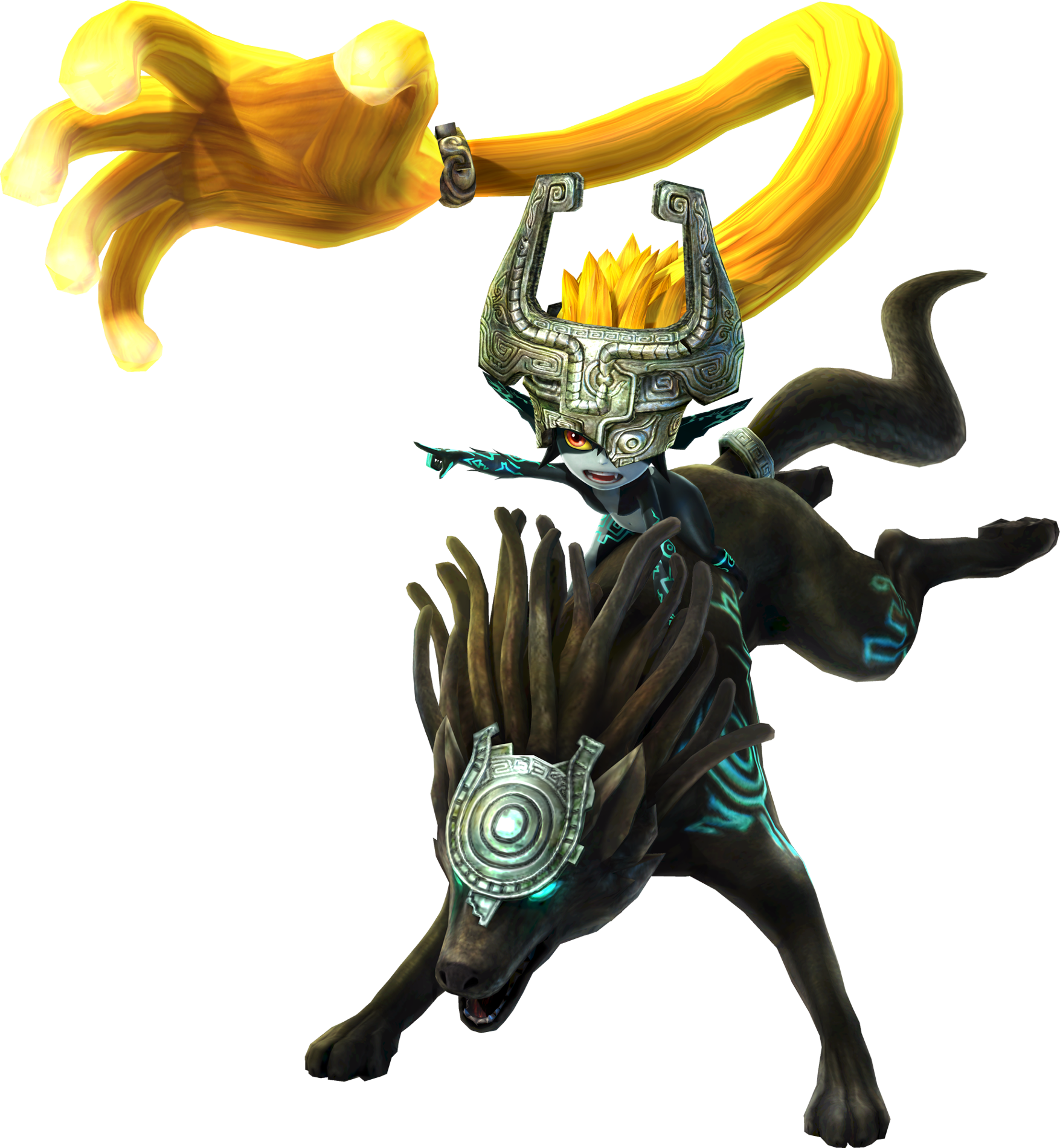 Hyrule Warriors Artwork Midna Shackle - Midna Zelda Clipart (1755x1900), Png Download