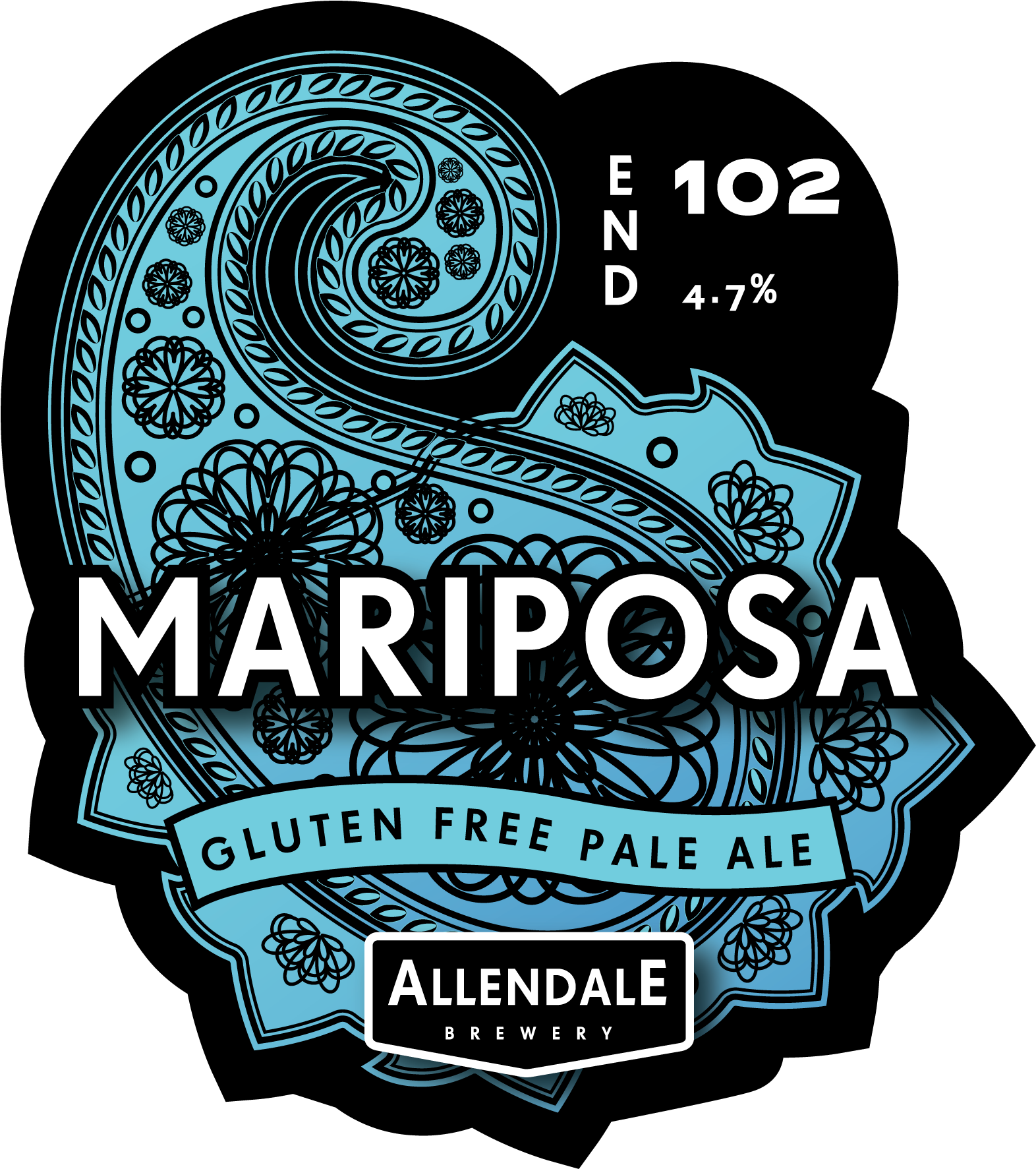 Download Pumpclip - Allendale Brewery - Png Download (1579x1779), Png Download