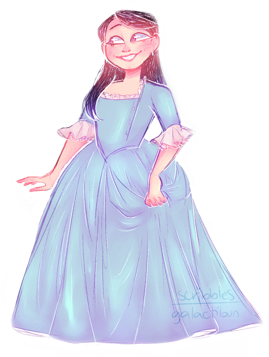 #eliza #hamilton #broadway #musicals #elizabethschuyler - Illustration Clipart (1024x1355), Png Download