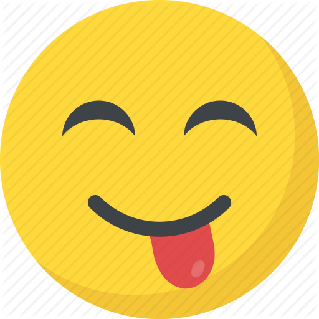 Crazy Face Smiley Smiley 1 Vectors Market Clip Art - Naughty Smiley - Png Download (1024x1024), Png Download