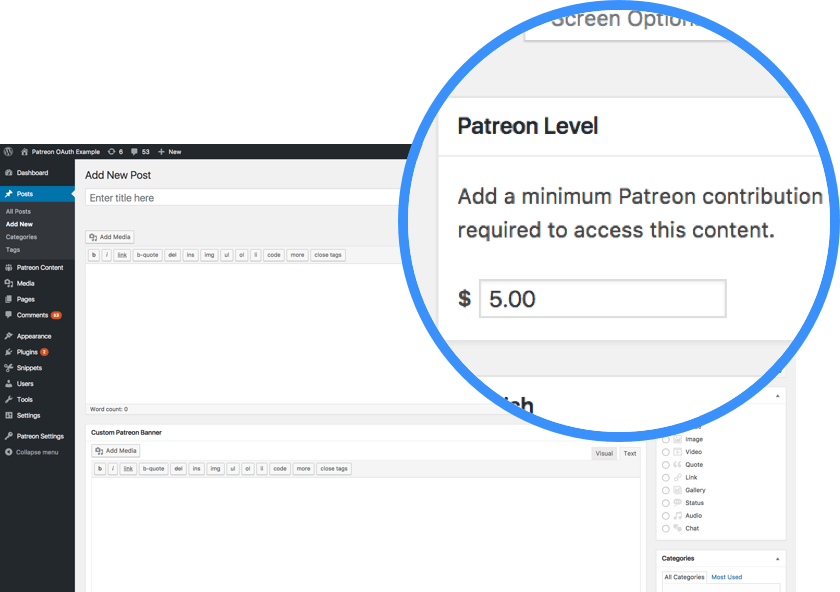 Patreon Icon Png - See Patreon Posts For Free Clipart (840x592), Png Download