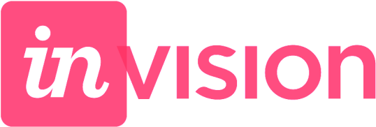 Invision Logo Pink Transparent 1024×341 - Invision Clipart (1024x341), Png Download