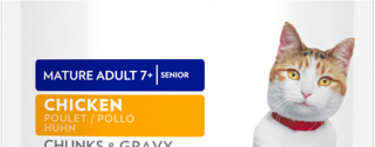 Sp Feline Science Plan Mature Adult 7 Plus - Cat Yawns Clipart (1200x300), Png Download