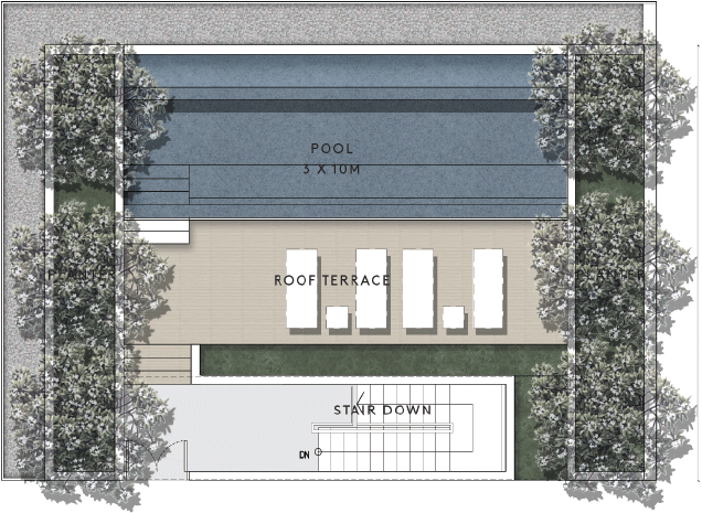 B1-rooftop - Floor Plan Clipart (684x650), Png Download