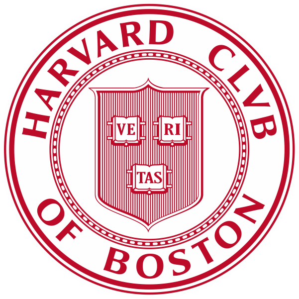 Venue - Harvard Club Of Boston Logo Png Clipart (601x601), Png Download
