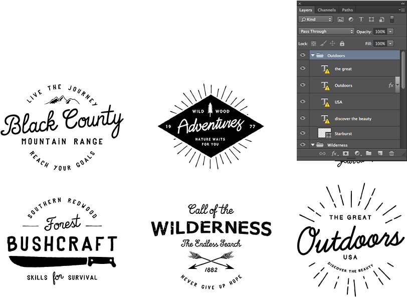 Vintage Design Bundle - Vintage Retro Design Png Clipart (940x665), Png Download